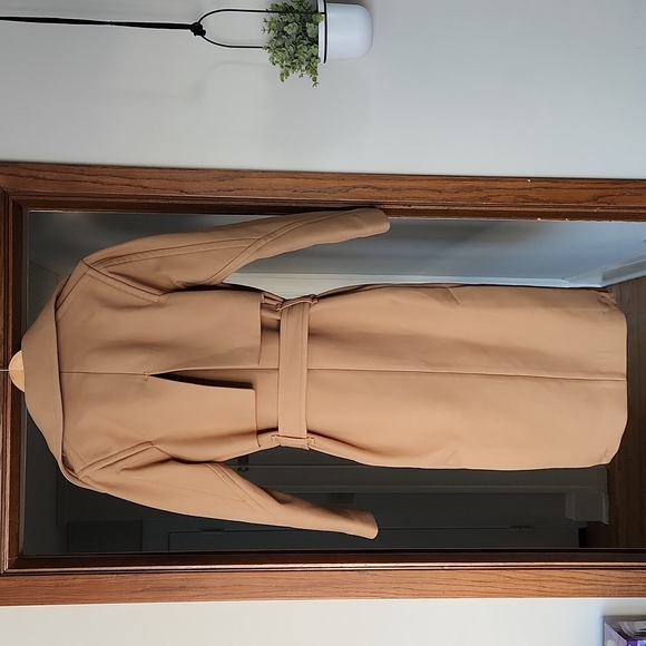 NWT Wool Blend Rag & Bone Camel Trenchcoat - Picture 10 of 12